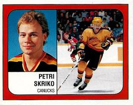 1988-89 Panini Hockey Stickers #140 Petri Skriko Front