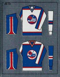 1988-89 Panini Hockey Stickers #147 Winnipeg Jets Uniform Front