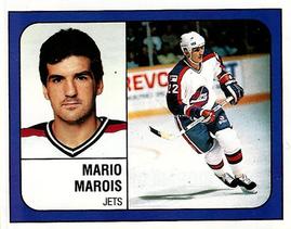 1988-89 Panini Hockey Stickers #151 Mario Marois Front