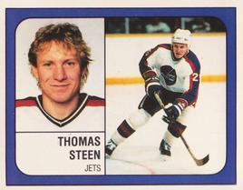 1988-89 Panini Hockey Stickers #159 Thomas Steen Front