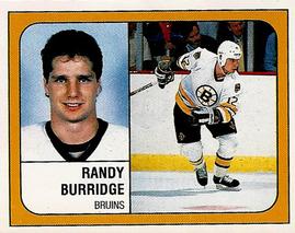 1988-89 Panini Hockey Stickers #208 Randy Burridge Front