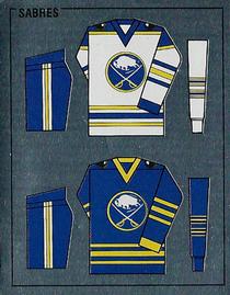 1988-89 Panini Hockey Stickers #218 Buffalo Sabres Uniform Front