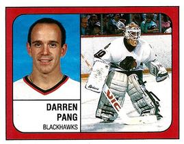 1988-89 Panini Hockey Stickers #21 Darren Pang Front