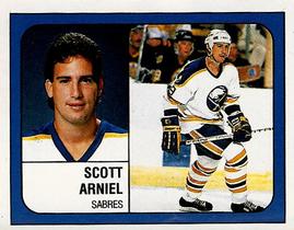 1988-89 Panini Hockey Stickers #224 Scott Arniel Front