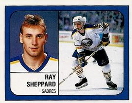 1988-89 Panini Hockey Stickers #228 Ray Sheppard Front