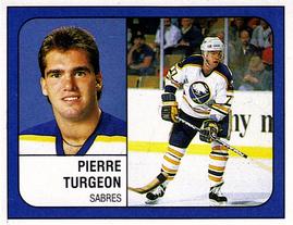 1988-89 Panini Hockey Stickers #230 Pierre Turgeon Front
