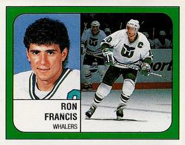 1988-89 Panini Hockey Stickers #242 Ron Francis Front