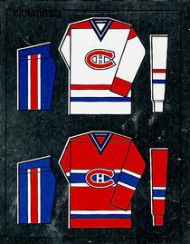 1988-89 Panini Hockey Stickers #250 Montreal Canadiens Uniform Front