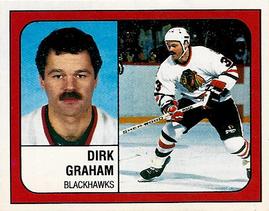 1988-89 Panini Hockey Stickers #25 Dirk Graham Front