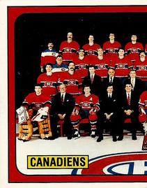 1988-89 Panini Hockey Stickers #263 Montreal Canadiens Front