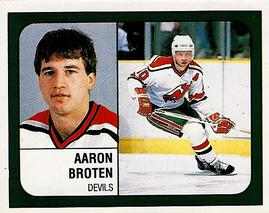 1988-89 Panini Hockey Stickers #271 Aaron Broten Front