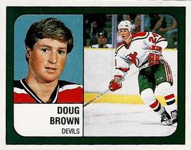 1988-89 Panini Hockey Stickers #272 Doug Brown Front