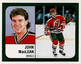 1988-89 Panini Hockey Stickers #274 John MacLean Front