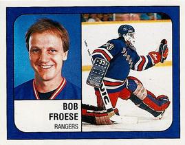 1988-89 Panini Hockey Stickers #299 Bob Froese Front
