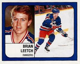 1988-89 Panini Hockey Stickers #301 Brian Leetch Front