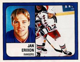 1988-89 Panini Hockey Stickers #306 Jan Erixon Front
