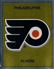 1988-89 Panini Hockey Stickers #313 Philadelphia Flyers Team Logo Front