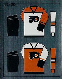 1988-89 Panini Hockey Stickers #314 Philadelphia Flyers Uniform Front
