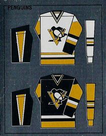 1988-89 Panini Hockey Stickers #330 Pittsburgh Penguins Uniform Front