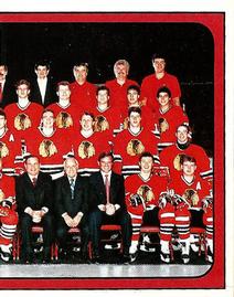 1988-89 Panini Hockey Stickers #33 Chicago Blackhawks Front