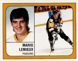 1988-89 Panini Hockey Stickers #340 Mario Lemieux Front