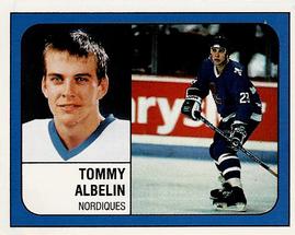 1988-89 Panini Stickers #348 Tommy Albelin Front