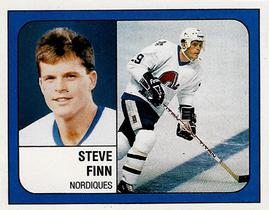 1988-89 Panini Hockey Stickers #350 Steven Finn Front
