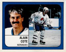 1988-89 Panini Stickers #352 Alain Cote Front
