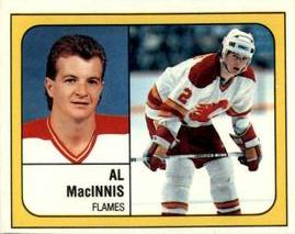 1988-89 Panini Hockey Stickers #5 Al MacInnis Front