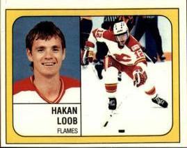 1988-89 Panini Hockey Stickers #9 Hakan Loob Front