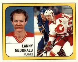 1988-89 Panini Hockey Stickers #10 Lanny McDonald Front