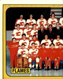 1988-89 Panini Hockey Stickers #16 Calgary Flames Front