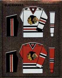 1988-89 Panini Hockey Stickers #19 Chicago Blackhawks Uniform Front