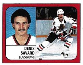 1988-89 Panini Hockey Stickers #29 Denis Savard Front