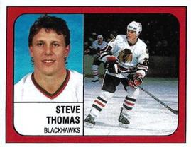 1988-89 Panini Hockey Stickers #30 Steve Thomas Front