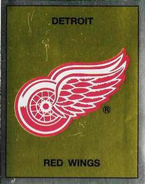 1988-89 Panini Stickers #34 Detroit Red Wings Team Logo Front