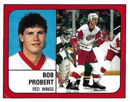 1988-89 Panini Hockey Stickers #46 Bob Probert Front
