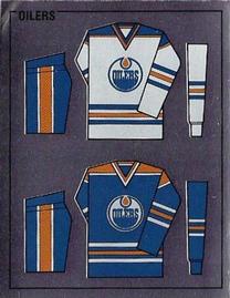1988-89 Panini Stickers #51 Edmonton Oilers Uniform Front
