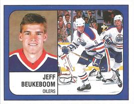 1988-89 Panini Hockey Stickers #56 Jeff Beukeboom Front