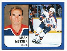 1988-89 Panini Stickers #61 Mark Messier Front