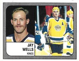 1988-89 Panini Hockey Stickers #72 Jay Wells Front