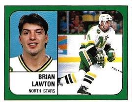 1988-89 Panini Hockey Stickers #94 Brian Lawton Front
