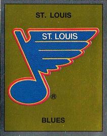 1988-89 Panini Hockey Stickers #98 St. Louis Blues Team Logo Front