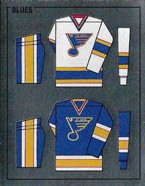 1988-89 Panini Hockey Stickers #99 St. Louis Blues Uniform Front