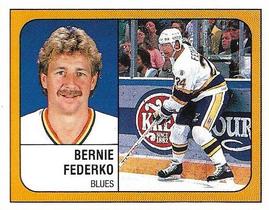 1988-89 Panini Hockey Stickers #104 Bernie Federko Front