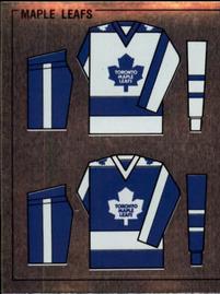 1988-89 Panini Stickers #115 Toronto Maple Leafs Uniform Front