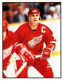 1988-89 Panini Hockey Stickers #187 Steve Yzerman Front