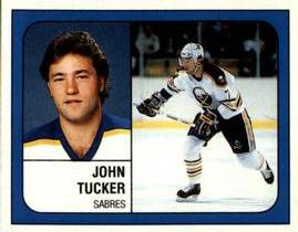 1988-89 Panini Hockey Stickers #229 John Tucker Front