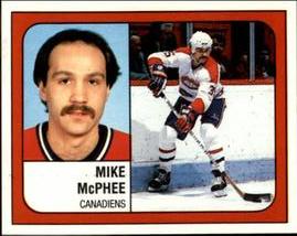 1988-89 Panini Stickers #258 Mike McPhee Front