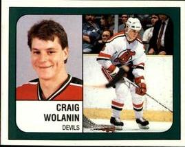 1988-89 Panini Hockey Stickers #270 Craig Wolanin Front